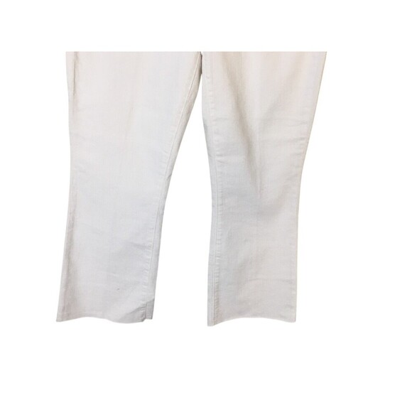 Lagence Jeans Women's Size 28 White Blanc Kendra Cropped Flare Raw Hem - Picture 3 of 9